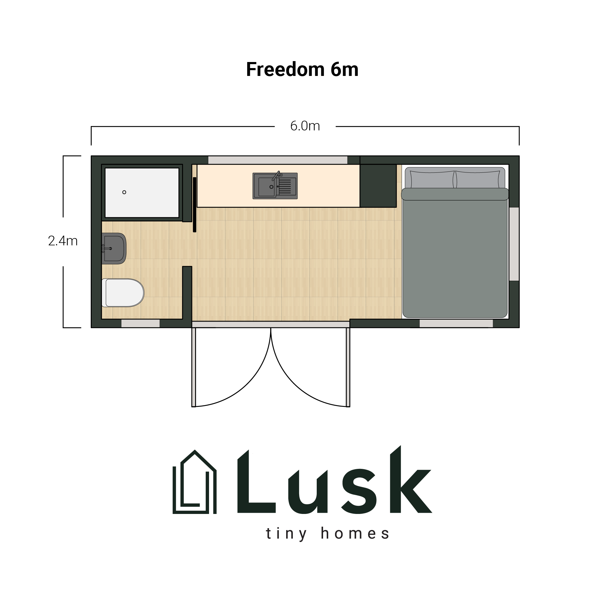 TINY HOUSE DIAGRAM & FLOORPLAN_2D FLOOR PLAN